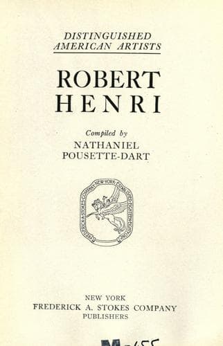 Tapa de Robert Henri