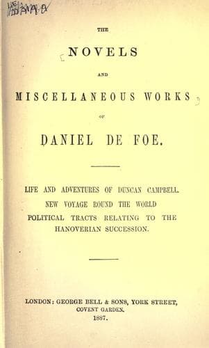 Tapa de Novels and miscellaneous works.