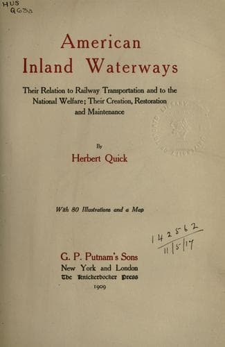 Tapa de American inland waterways