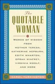 Tapa de The quotable woman