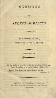 Tapa de Sermons on select subjects
