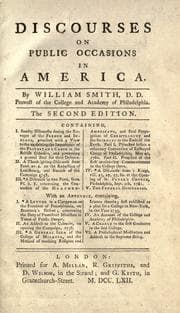 Tapa de Discourses on public occasions in America