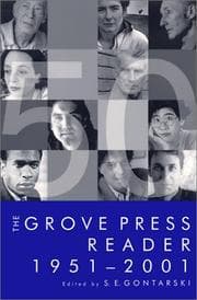 Tapa de The Grove Press reader, 1951-2001