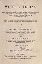 Tapa de Word-building