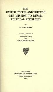 Tapa de The United States and the war, The Mission to Russia