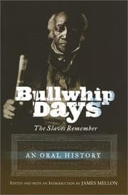 Tapa de Bullwhip Days: The Slaves Remember
