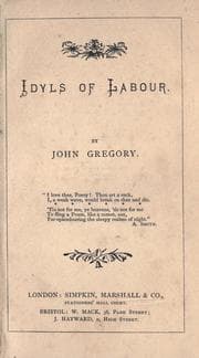 Tapa de Idyls of labour
