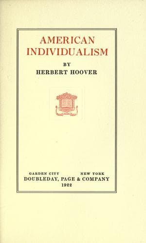 Tapa de American individualism