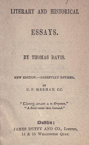 Tapa de Literary and historical essays