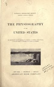 Tapa de The physiography of the United States