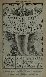 Tapa de The  phantom 'rickshaw, and other tales