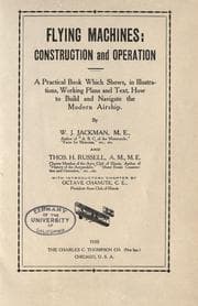 Tapa de Flying machines: construction and operation