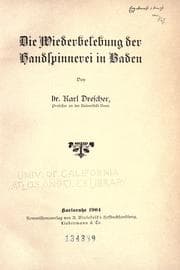 Tapa de Die Wiederbelebung der Handspinnerei in Baden