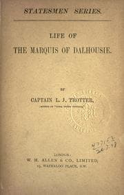 Tapa de Life of the Marquis of Dalhousie