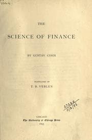 Tapa de Science of finance
