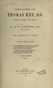 Tapa de The life of Thomas Ken, D.D