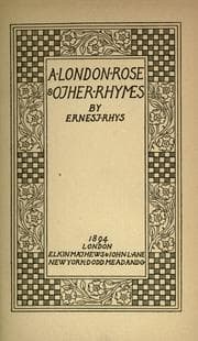 Tapa de A London rose & other rhymnes