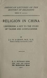 Tapa de Religion in China