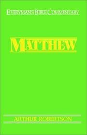 Tapa de Matthew