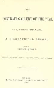 Tapa de The portrait gallery of the war, civil, military, and naval
