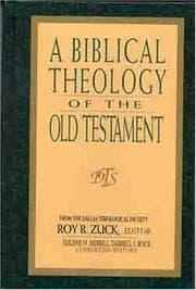 Tapa de A Biblical theology of the Old Testament
