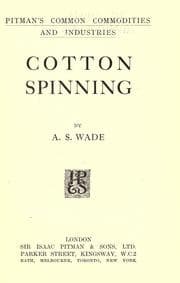 Tapa de Cotton spinning