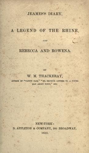 Tapa de Jeames's diary