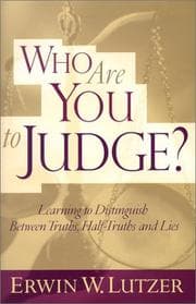 Tapa de Who Are You to Judge?
