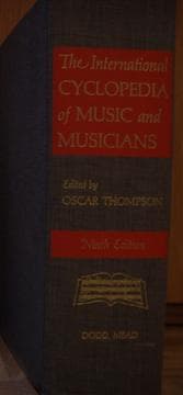 Tapa de International Encyclopedia Of Music And Musicians, The