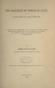 Tapa de The sequence of tenses in Latin