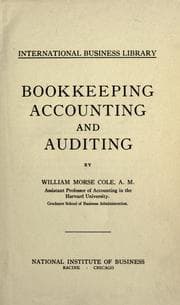 Tapa de Bookkeeping, accounting and auditing