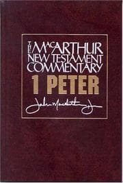 Tapa de First Peter-New Testament Commentary (Macarthur New Testament Commentary Serie)