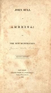 Tapa de John Bull in America, or, The new Munchausen