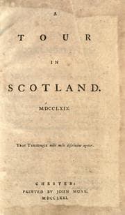 Tapa de The additions to the quarto edition of the Tour in Scotland, MDCCLXIX