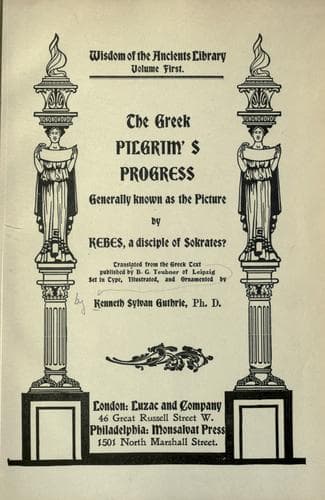 Tapa de The Greek Pilgrim's progress