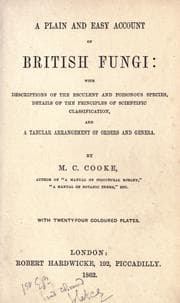 Tapa de A plain and easy account of British fungi
