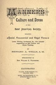 Tapa de Manners, culture and dress of the best American society ..