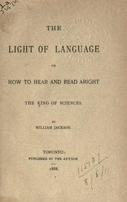 Tapa de The light of language