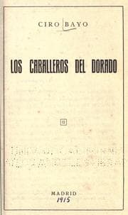Tapa de Los caballeros del Dorado