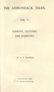 Tapa de Sermons, lectures, and addresses