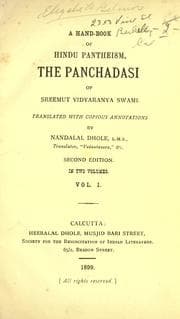 Tapa de A hand-book of Hindu pantheism
