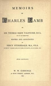 Tapa de Memoirs of Charles Lamb