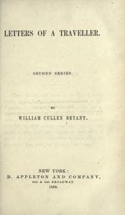 Tapa de Letters of a traveller
