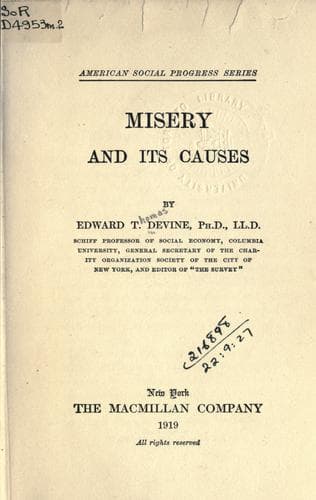 Tapa de Misery and its causes.