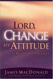 Tapa de Lord, Change My Attitude (Before It's Too Late)