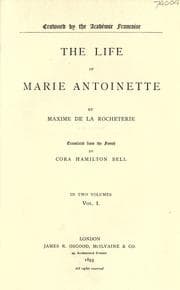 Tapa de The life of Marie Antoinette