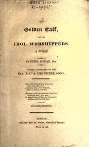 Tapa de The golden calf and the idol worshippers
