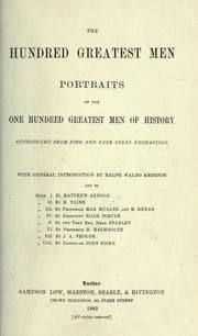 Tapa de The hundred greatest men