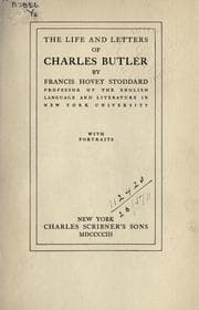 Tapa de The life and letters of Charles Butler