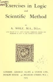 Tapa de Exercises in logic and scientific method